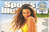 碧昂斯（Beyonce），2007年身着黄色比基尼登上《体育画报》封面，这是第一个以歌手身份登上该画报的女星。

