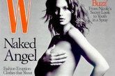 九十年代全球最美的超级名模辛迪·克劳馥全裸登上《W》杂志被美化成Naked Angel。