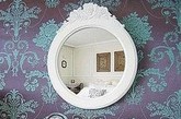 复古浴室镜子+欧式风格

