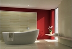 红色卫浴空间给你冬日里的定制浪漫