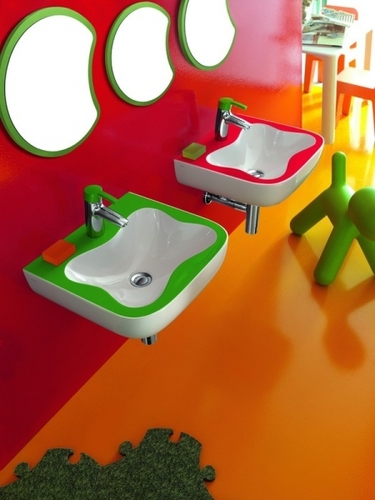 童趣缤纷 来自Laufen的儿童盥洗室设计