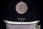 15万英镑水晶浴缸 手工镶嵌200小时打造的闪耀奢华