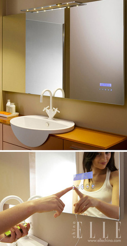 卫浴生活好创意，来看看那些不同寻常的镜子们