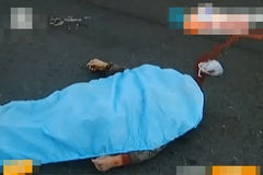 老太过马路被撞 一分钟遭四车碾压