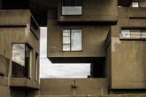 Habitat 67集合住宅外观图。 （实习编辑李丹）