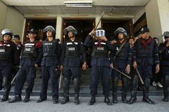 泰国警察清场行动