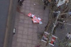 上海市中心发生流血事件