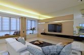 这间公寓位于新加坡，由著名的德国建筑师奥雷·舍仁设计，委托KNQ联合工作室创造出装潢简约温馨的氛围。建筑师目标是营造干净、现代而温馨的氛围，来迎合年轻一族的品味：“室内需要一种茧般的感觉，在宽敞的生活空间中营造视觉上的温暖 ，整个公寓是超过200平米因此我们采用了大量的温暖木质材料，具有对比特点的家具和甜美的织物来软化墙和柱子的硬边”。（实习编辑：王臻）