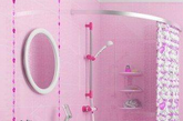 粉色总能勾起女生的浪漫情怀。在粉色系的浴室里面沐浴，感受水汽的蒸腾和温暖，想必也是放松身心感受愉悦的好方式。（实习编辑：辛莉惠）
