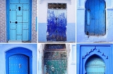 每一扇门的后面都有一个未知的世界，今天带大家去看的这些门色彩缤纷绚烂，令人惊叹不已，仿佛打开门就可以通往爱丽丝梦游仙境的世界。更加重要的是，它给了我们想象美丽的可能。摩洛哥，舍夫沙万(Morocco, Chefchaouen)（实习编辑：江冬妮）