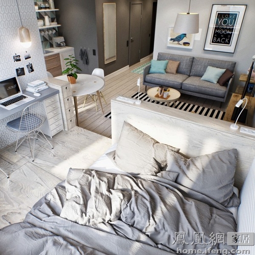 两款专为年轻夫妻设计的单卧室公寓  为爱而存在