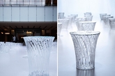 日本设计师吉冈德仁（Tokujin Yoshioka）为家具品牌Kartell设计，采用透明聚碳酸酯材料制作，模仿水晶器皿的纹饰和切割手法处理。它能像水晶一样反射周围的光线和环境，呈现出梦幻闪耀的视觉效果。Sparkle系列家具（包括矮凳和边桌）最近在东京中城（Tokyo Midtown）的中庭展出，同时也供前来参观DESIGN TOUCH 2014的人们休憩放松。（实习编辑：江冬妮）