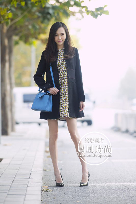 跟唐嫣学穿搭 冬天也能春意盎然