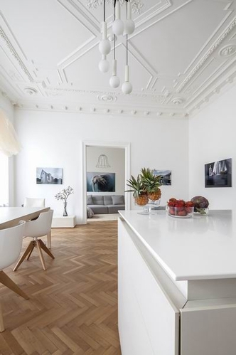 维也纳白色舒适公寓 三居室的典雅品位