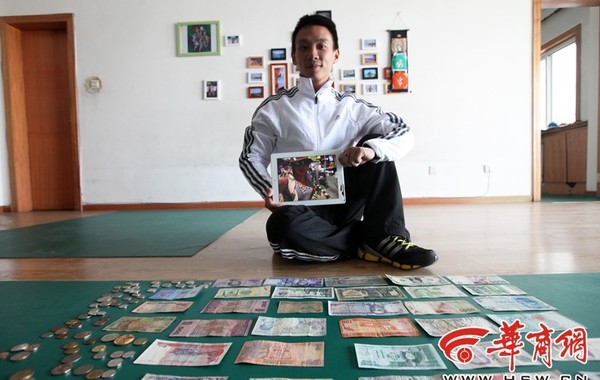 一个背包，一部相机，一个IPad，凭借少量的英语单词，历时27天，花费4000元游遍东南亚5个国家十余个城市，几天前这场旅行刚结束。27岁宝鸡小伙孙书之的穷游经历让网友赞叹。