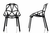 第四把，德国设计师Konstantin Grcic设计的Chair_ One(2002)。（实习编辑：周芝）