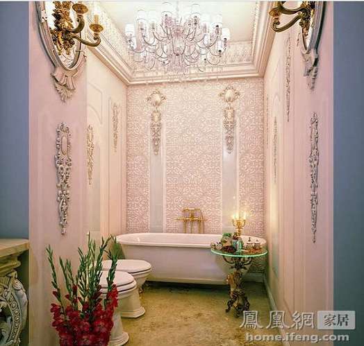 现代与复古的完美契合 华丽浴室奢华贵族体验