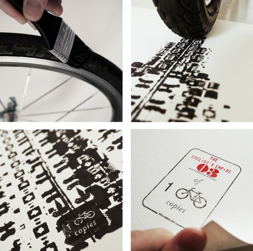 设计与自行车的完美糅合 单车轮胎另类用法