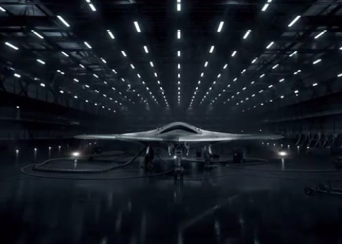 美国军火商推出广告 疑为美军未来隐形轰炸机