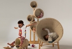 萌娃福利   编织柳条儿童家具创意设计