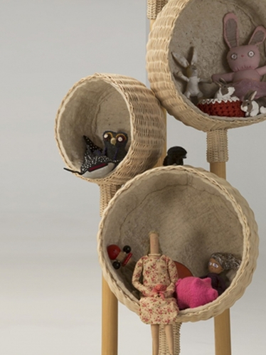 萌娃福利   编织柳条儿童家具创意设计