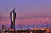 六.科威特贸易中心
科威特贸易中心，也被称为Al Tijaria Tower，是一座高218米的宏伟塔楼，目前是科威特的最高建筑。