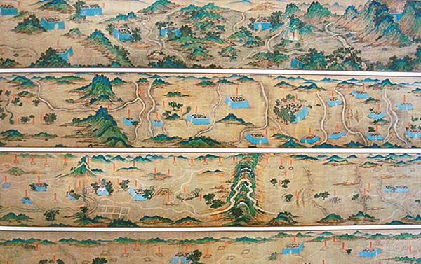 500年前《蒙古山水地图》亮相拍场 估价8千万(图)