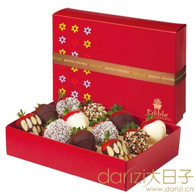 12个装脆皮巧克力草莓 RMB 285 / 盒