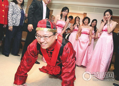 婚礼传统新郎闯关计