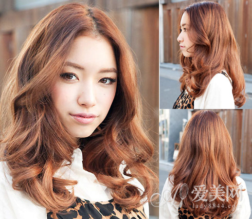 甜美<em>中长发烫发</em> <em>内扣</em>打造迷人巴掌脸_时尚频道