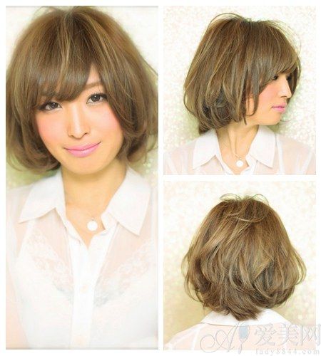 日系女生<em>短发发型</em> <em>简单利落</em>又清爽_时尚频道_