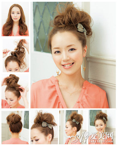 夏日长发高发髻<em>发型</em>扎法 <em>简单</em>又<em>好看</em>_时尚频道