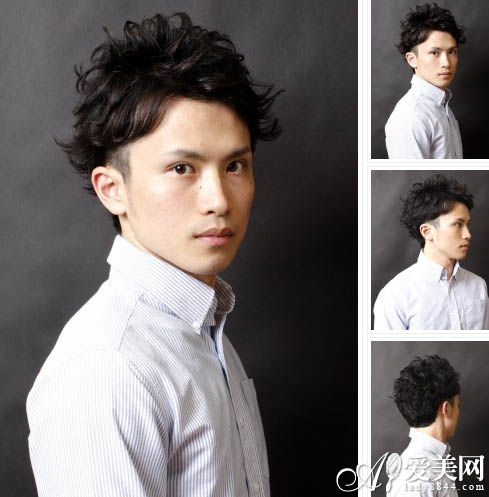 矮个子<em>男生发型</em> <em>短卷发设计</em>更显高_时尚频道_