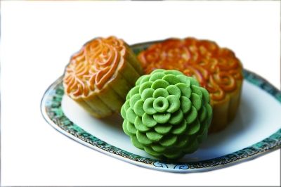 玛雅海滩酒店的月饼造型很美.