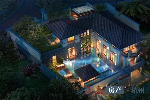 余杭万科公望独栋现房别墅元起1700万别墅总价杭州富阳图片