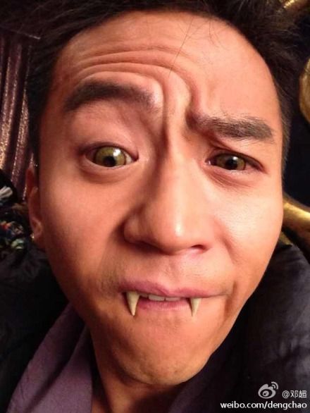 邓超晒惊悚自拍遭孙俪妈妈调侃:思密达汤喝多了吧