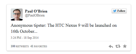 Nexus 9/°Nexus 5ع