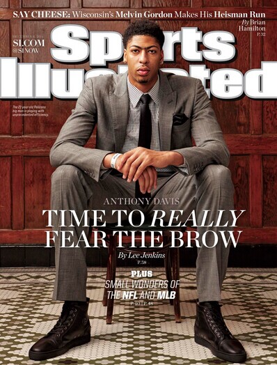 浓眉哥戴维斯NBA生涯首成体育画报封面人物