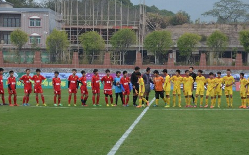 2015青少年足球精英赛广州开战 恒大鲁能富力