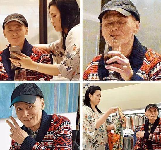 刘家辉成功收楼守住家产与友人开心逛街