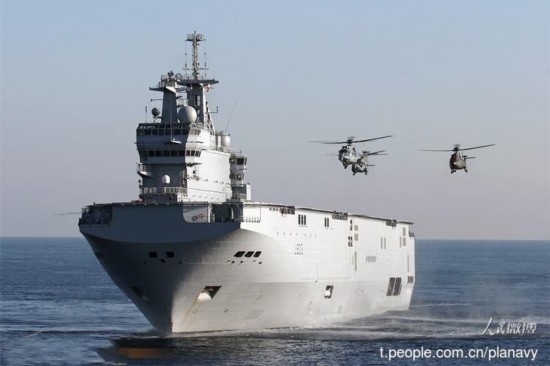 高清:法国海军舰艇编队将首次访问上海