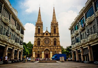 广州一德路石室圣心大教堂传闻有爆炸物