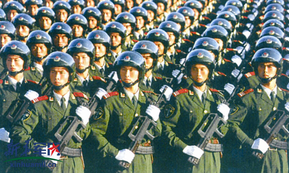 世纪之交1999年国庆阅兵回顾 首次参加国庆阅兵的人民武装警察部队