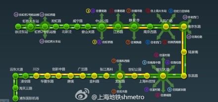 地铁2号线线路图
