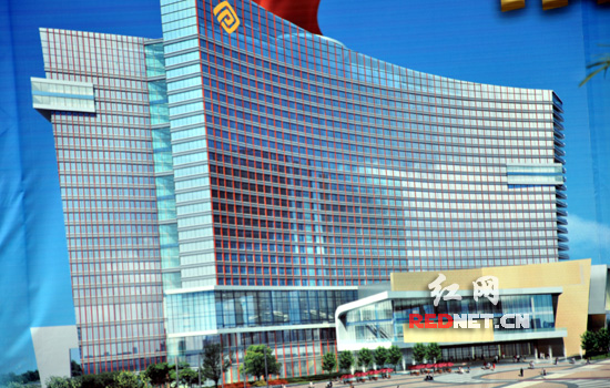 长沙大河西先导区洋湖城市中心广场奠基(图)