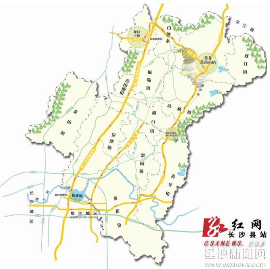 长沙县路口镇gdp_长沙县开慧镇地图(2)