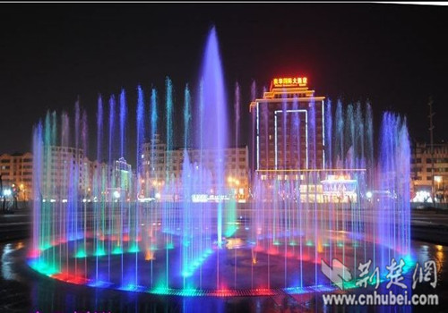 抗战文化广场夜景