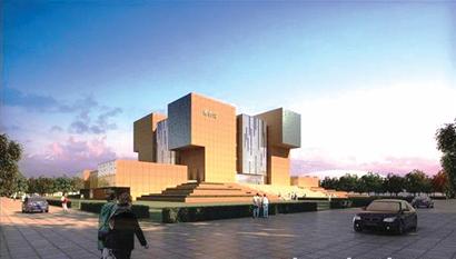 新山大图书馆将成青岛地标 国内最大