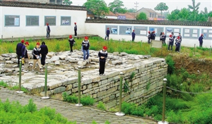 这是隋唐大运河在北宋时期的货运码头遗址，位于安徽柳孜。