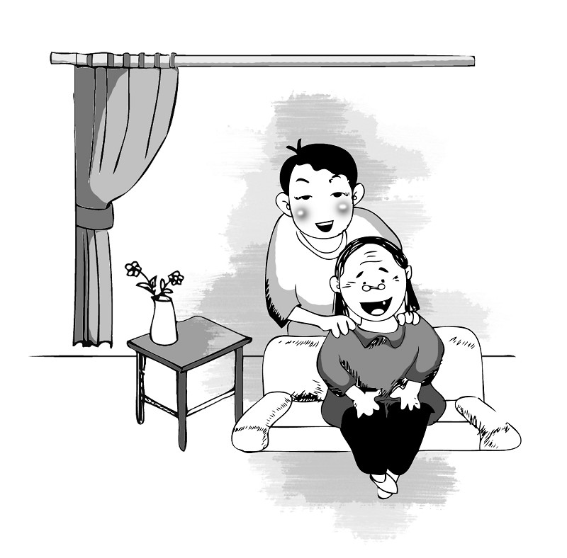 都说养儿防老,可他家却是 一个女婿半个儿